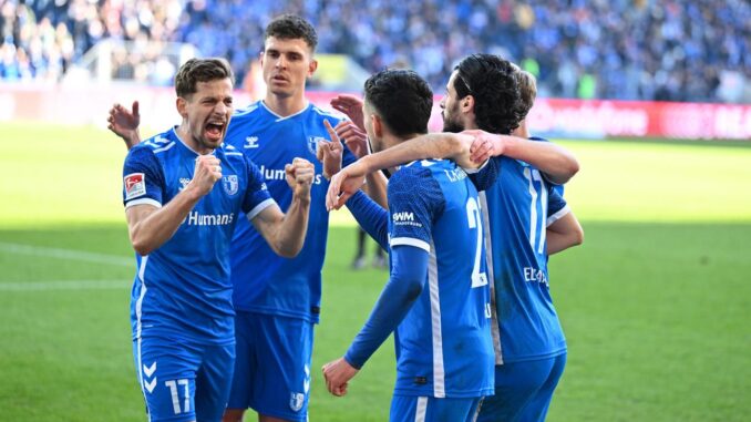 4:1 nach 0:1: Magdeburg springt auf den Relegationsplatz 4:1 nach 0:1: Magdeburg springt auf den Relegationsplatz