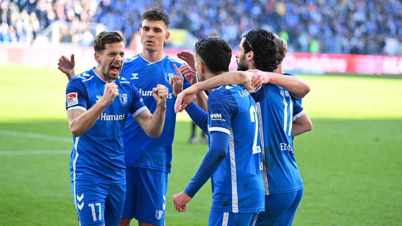 4:1 nach 0:1: Magdeburg springt auf den Relegationsplatz