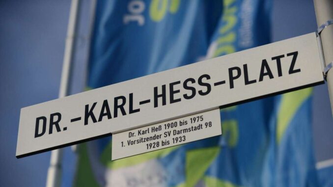 Erinnerung in Darmstadt an Karl Heß Erinnerung in Darmstadt an Karl Heß
