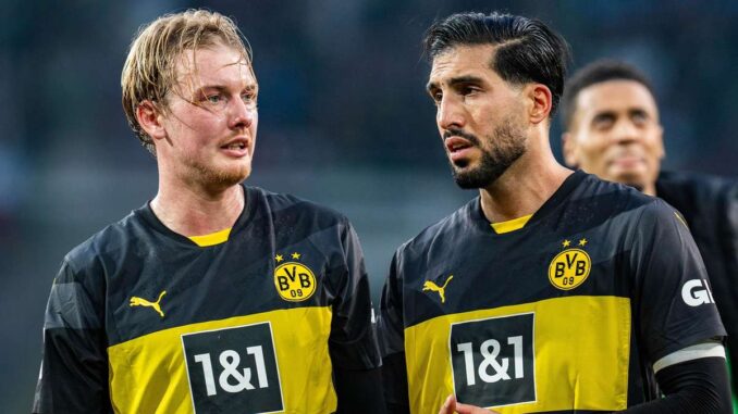 BVB zahlt 15,5 Millionen Euro an Julian Brandt und Emre BVB zahlt 15,5 Millionen Euro an Julian Brandt und Emre