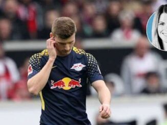 Timo Werner von RB Leipzig ist wie der Weltmeister Mario