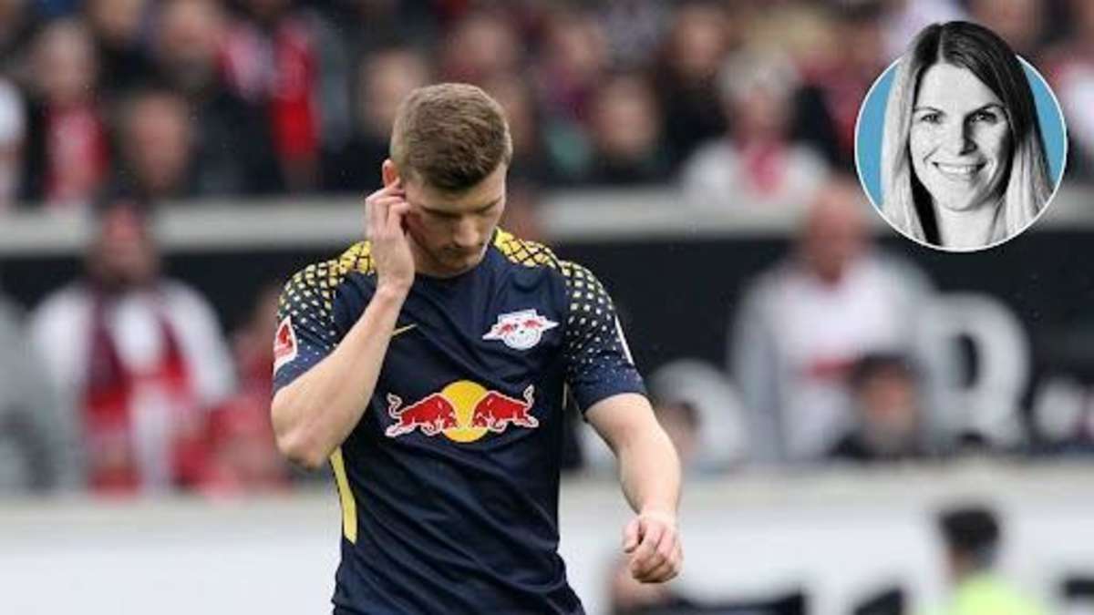 Timo Werner von RB Leipzig ist wie der Weltmeister Mario