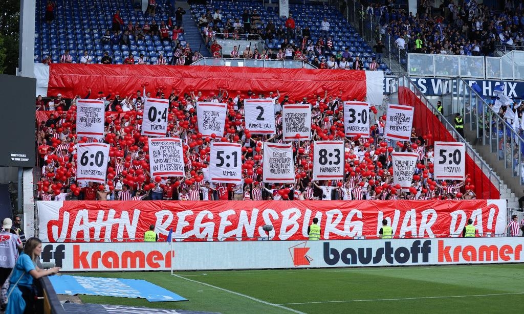 Jahn-Fans sorgen am letzten Spieltag in Darmstadt mit