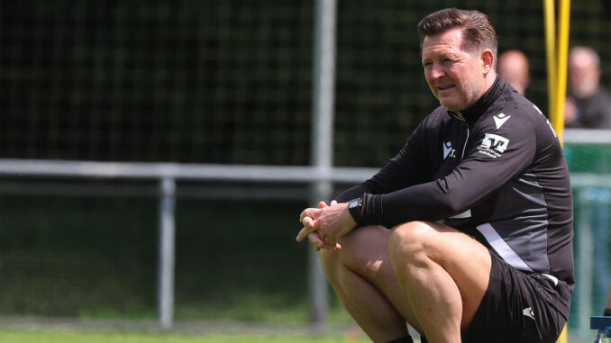 Christian Titz über die Startelf und Christian Titz über die Startelf und