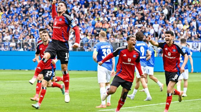Big Points im Aufstiegskampf: Sieg in Darmstadt: HSV dicht