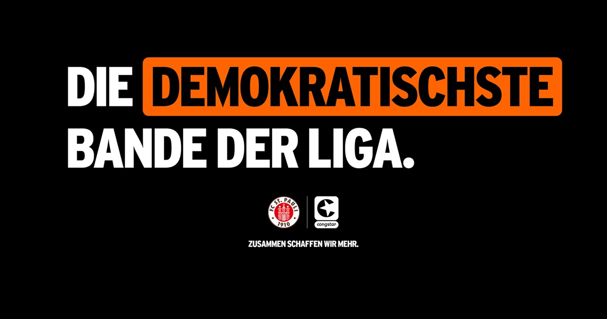 Deine Botschaft für Demokratie beim Heimspiel gegen