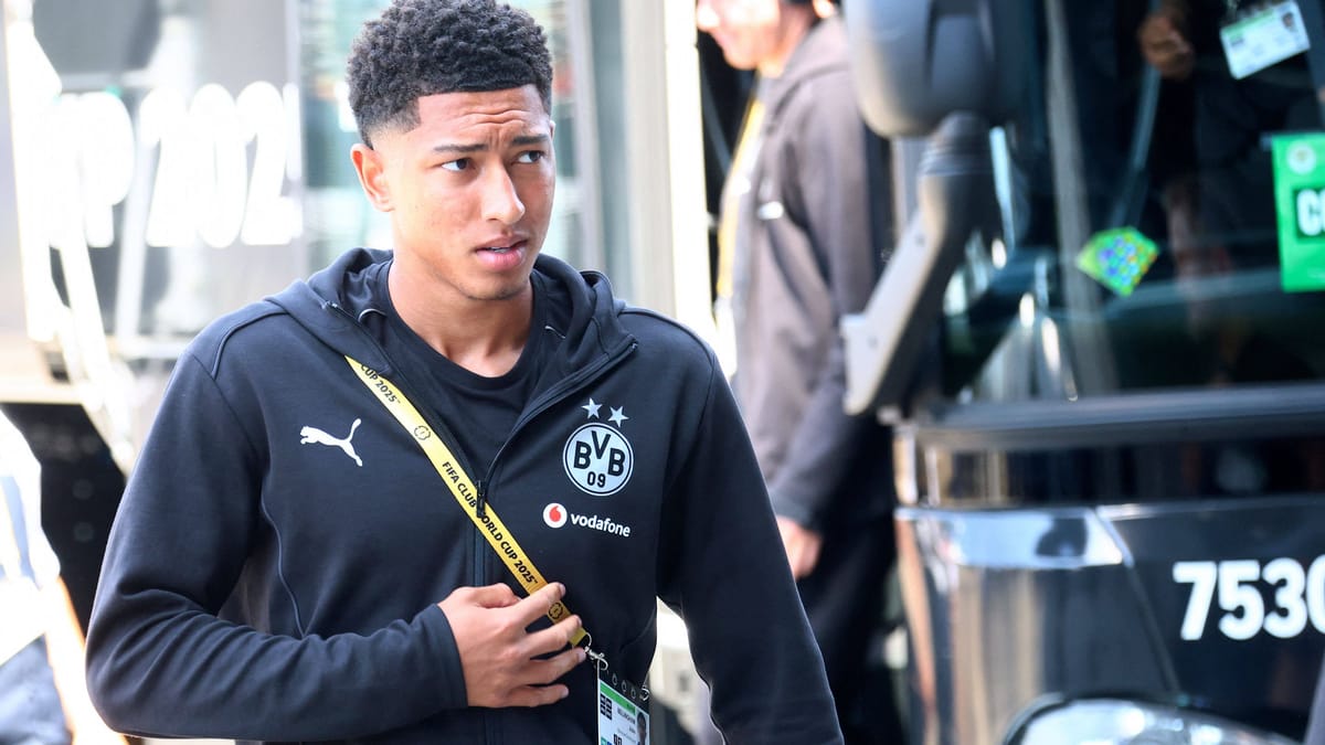 Jobe Bellingham wurde im Bus von Real Madrid gesichtet