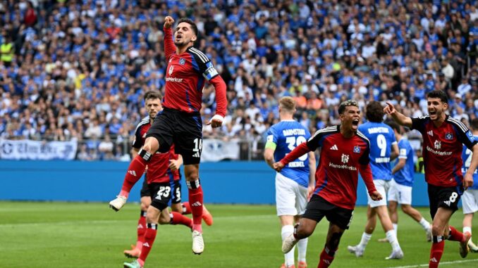 HSV macht großen Schritt Richtung Bundesliga