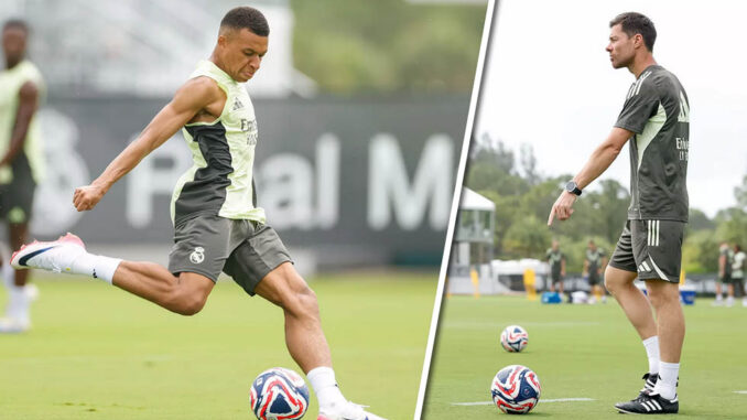 Zweites Training vor BVB: Mbappé bereit für Startelf? Zweites Training vor BVB: Mbappé bereit für Startelf?