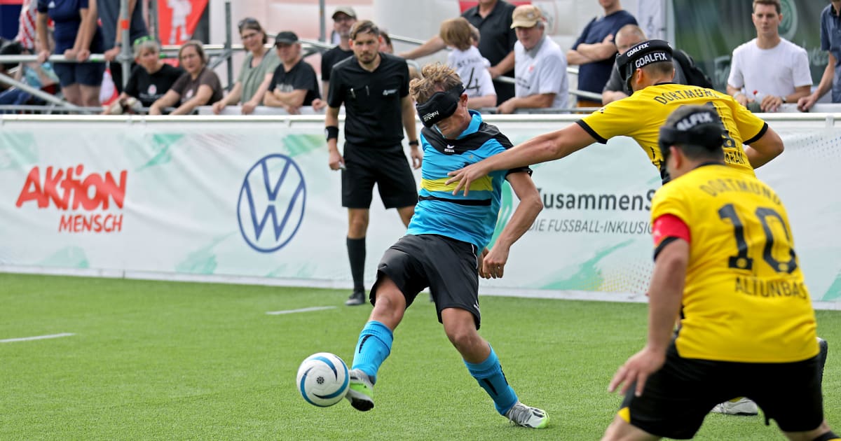 Saisonfinale der Blindenfußball-Bundesliga in Darmstadt