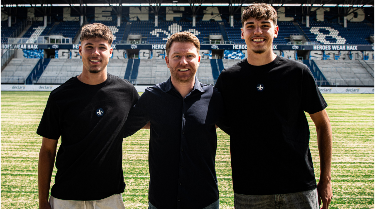 Darmstadt 98 gibt Tim Arnold und Max Pfister Profiverträge