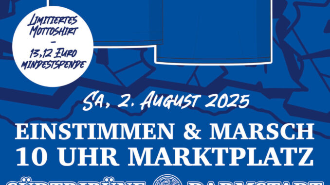 Südtribüne Darmstadt kündigt Lilienmarsch & Motto-Shirts Südtribüne Darmstadt kündigt Lilienmarsch & Motto-Shirts