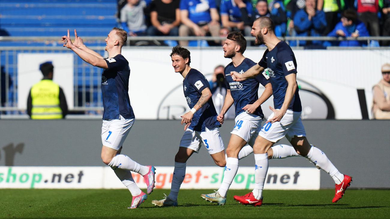 2. Fußball-Bundesliga: Negativserie gestoppt: Darmstadt