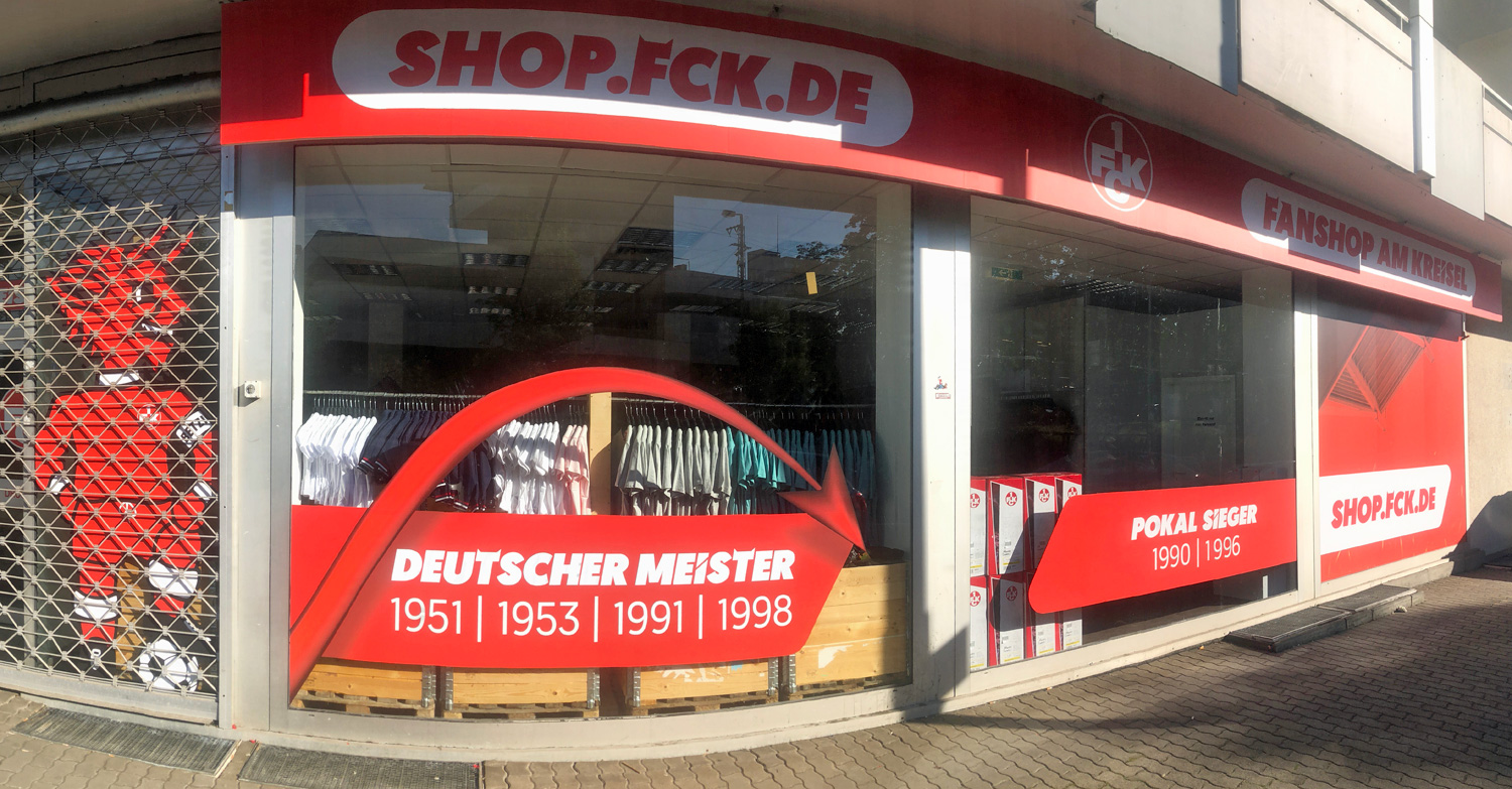 Fanshop am Elf-Freunde-Kreisel wird wieder geöffnet