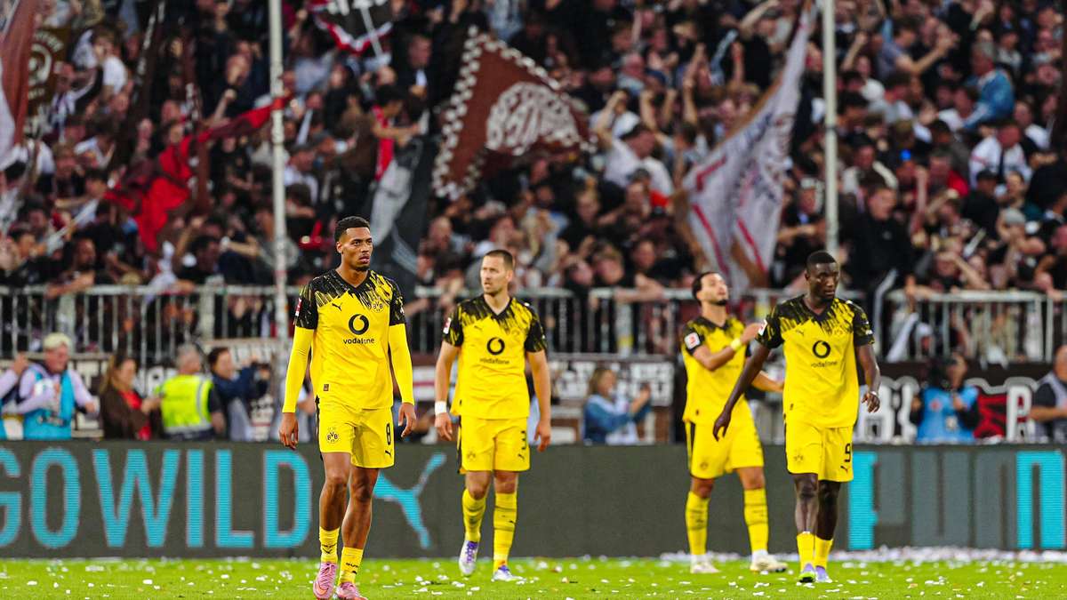 Dezimiertes Borussia Dortmund verspielt bei St. Pauli den