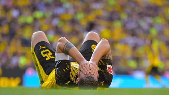 Süle verletzt sich an der Wade