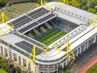 BVB-Logo auf Dach des Signal Iduna Parks verschwunden
