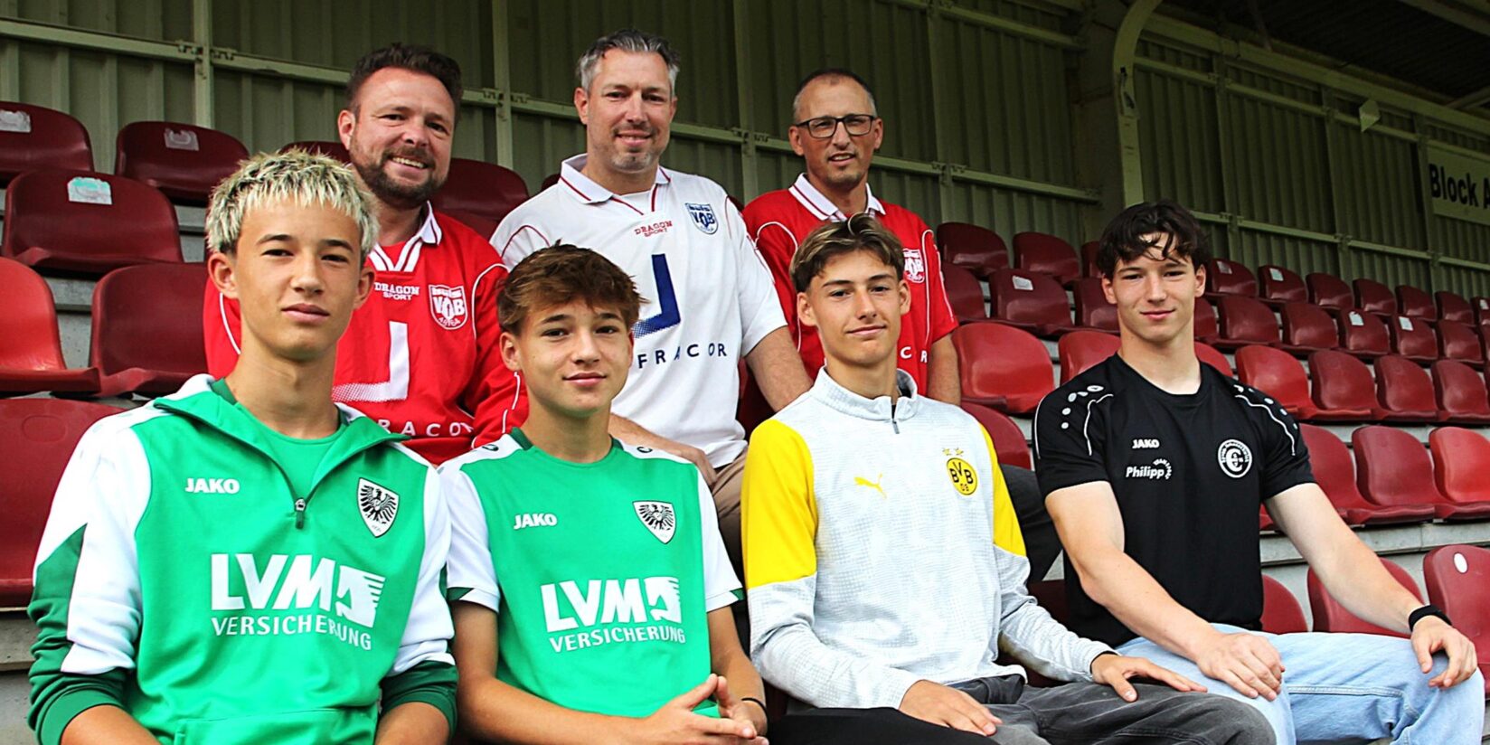 Ex-Spieler feuern Söhne in der U17-Bundesliga an
