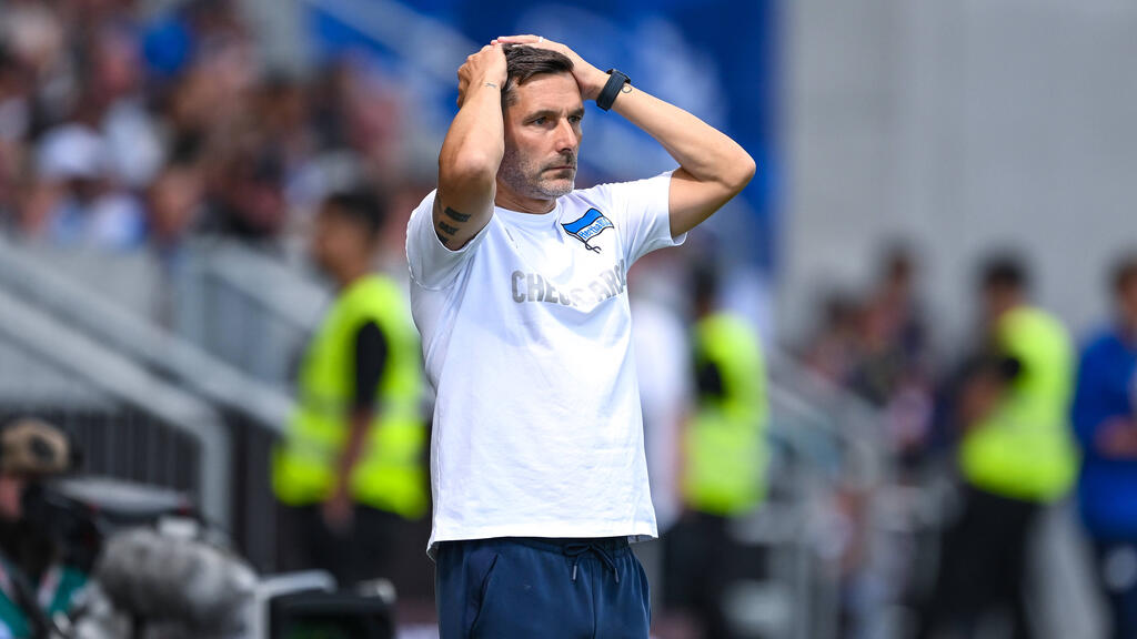 Hertha-Coach schlägt Alarm: "Habe ich noch nie