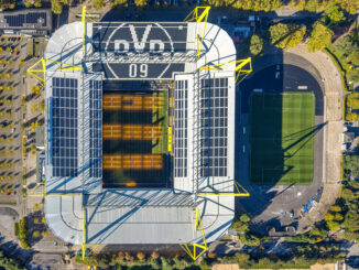 Warum das BVB-Logo auf dem Stadion verschwunden ist