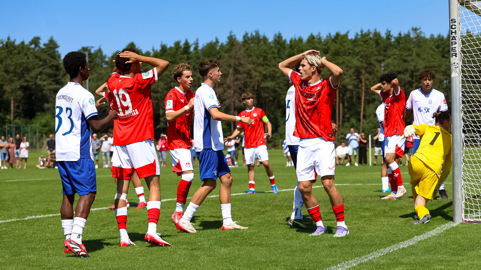 Trotz starker Aufholjagd: U19 unterliegt Darmstadt zu