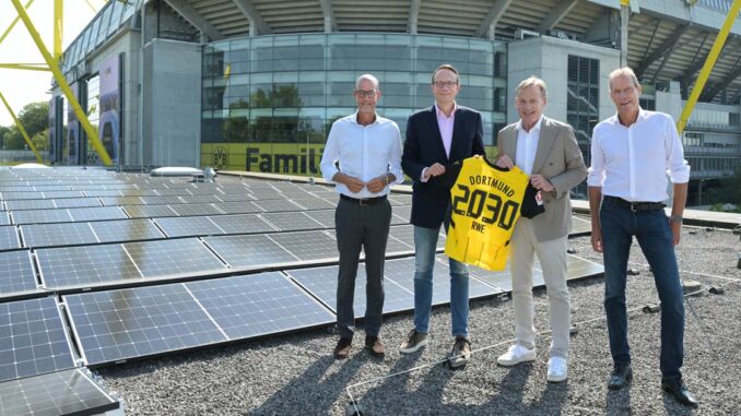 RWE und BVB errichten größte PV-Anlage auf einem RWE und BVB errichten größte PV-Anlage auf einem