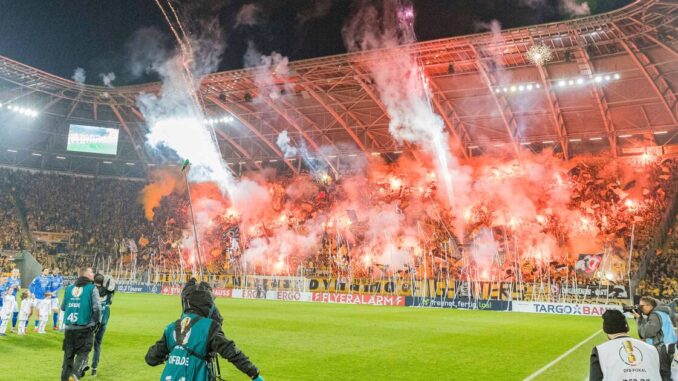 Rekordstrafe wegen Pyrotechnik im DFB-Pokal