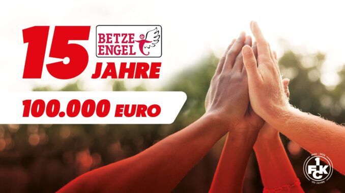 Rekord-Ausschüttung der „Betze-Engel“ beim Heimspiel gegen Rekord-Ausschüttung der „Betze-Engel“ beim Heimspiel gegen