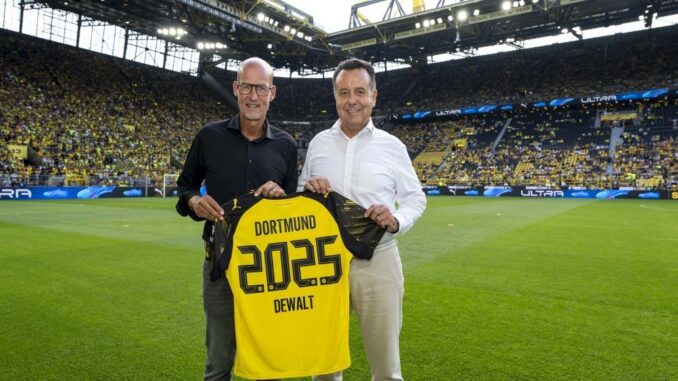 DEWALT®: Offizieller Partner von Borussia Dortmund DEWALT®: Offizieller Partner von Borussia Dortmund