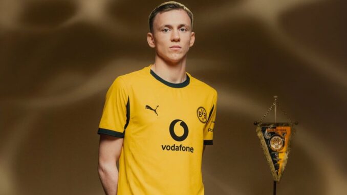 Champions League: Borussia Dortmund stellt neues Trikot Champions League: Borussia Dortmund stellt neues Trikot