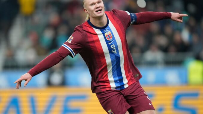 Haaland überrascht mit neuem Namen auf Norwegen-Trikot Haaland überrascht mit neuem Namen auf Norwegen-Trikot