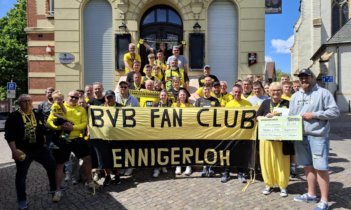 BVB-Fan-Club spendet an Fußballfans gegen Krebs