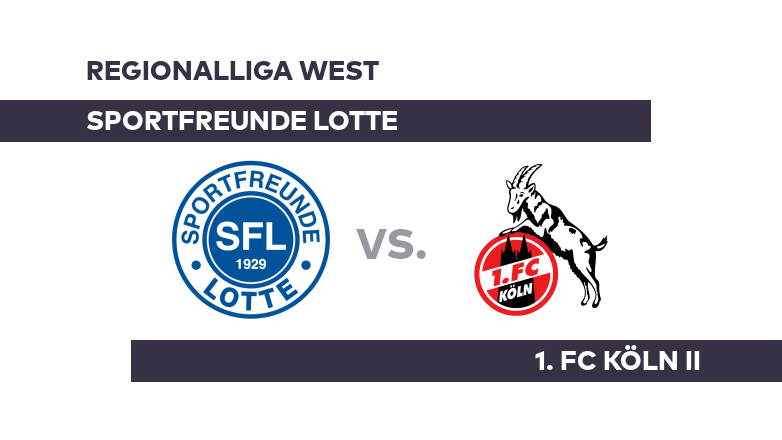 Sportfreunde Lotte – 1. FC Köln II: Gelingt Lotte die