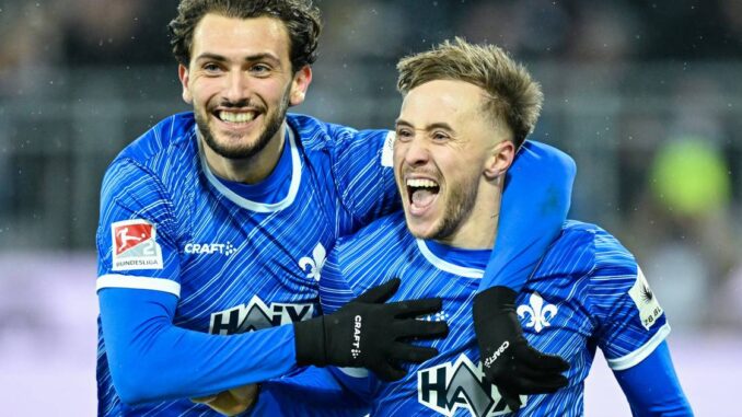 Darmstadt zerlegt FCK – Hornby und Corredor treffen