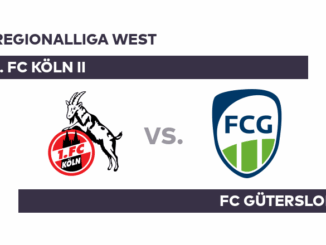 1. FC Köln II - FC Gütersloh: Köln II will den Lauf