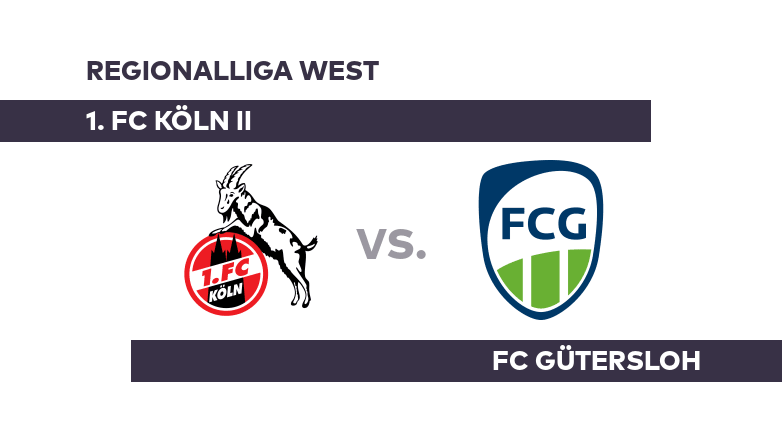 1. FC Köln II – FC Gütersloh: Köln II will den Lauf