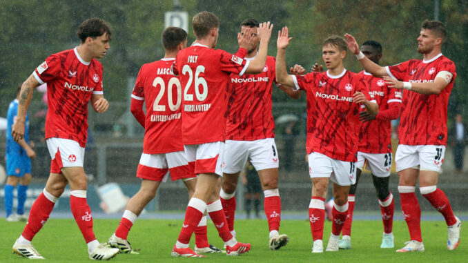 Munteres Testspiel bei Regen: Kaiserslautern verliert 2:3 Munteres Testspiel bei Regen: Kaiserslautern verliert 2:3