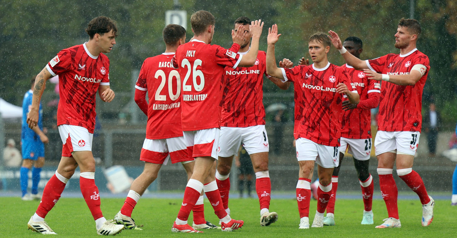 Munteres Testspiel bei Regen: Kaiserslautern verliert 2:3
