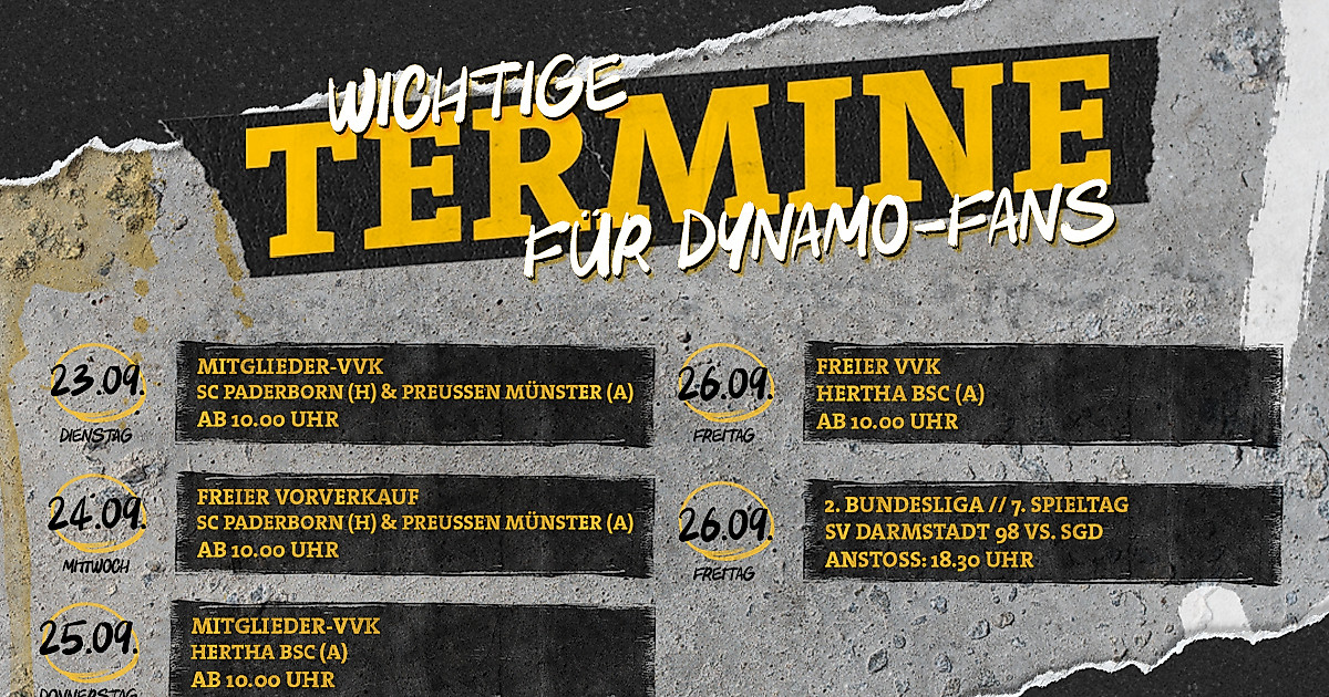 Kurze Woche vor dem Auswärtsspiel in Darmstadt – Dynamo