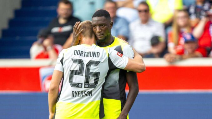 BVB-Anhänger bringen in Heidenheim Ärger zum Ausdruck
