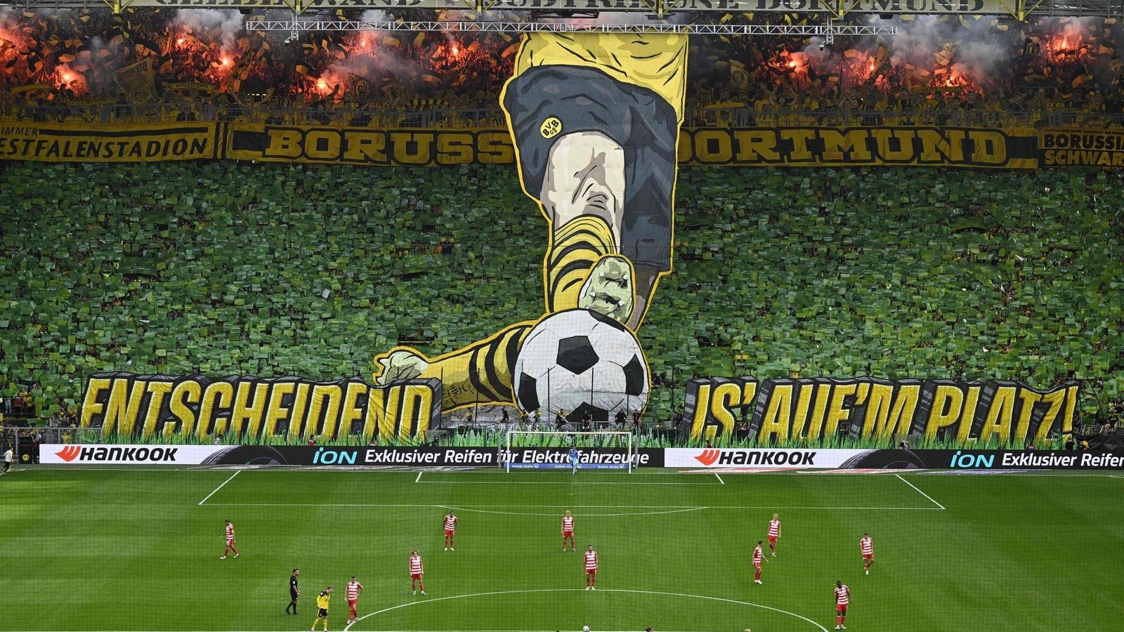 BVB-Ultras zeigen irre Choreo gegen Union Berlin