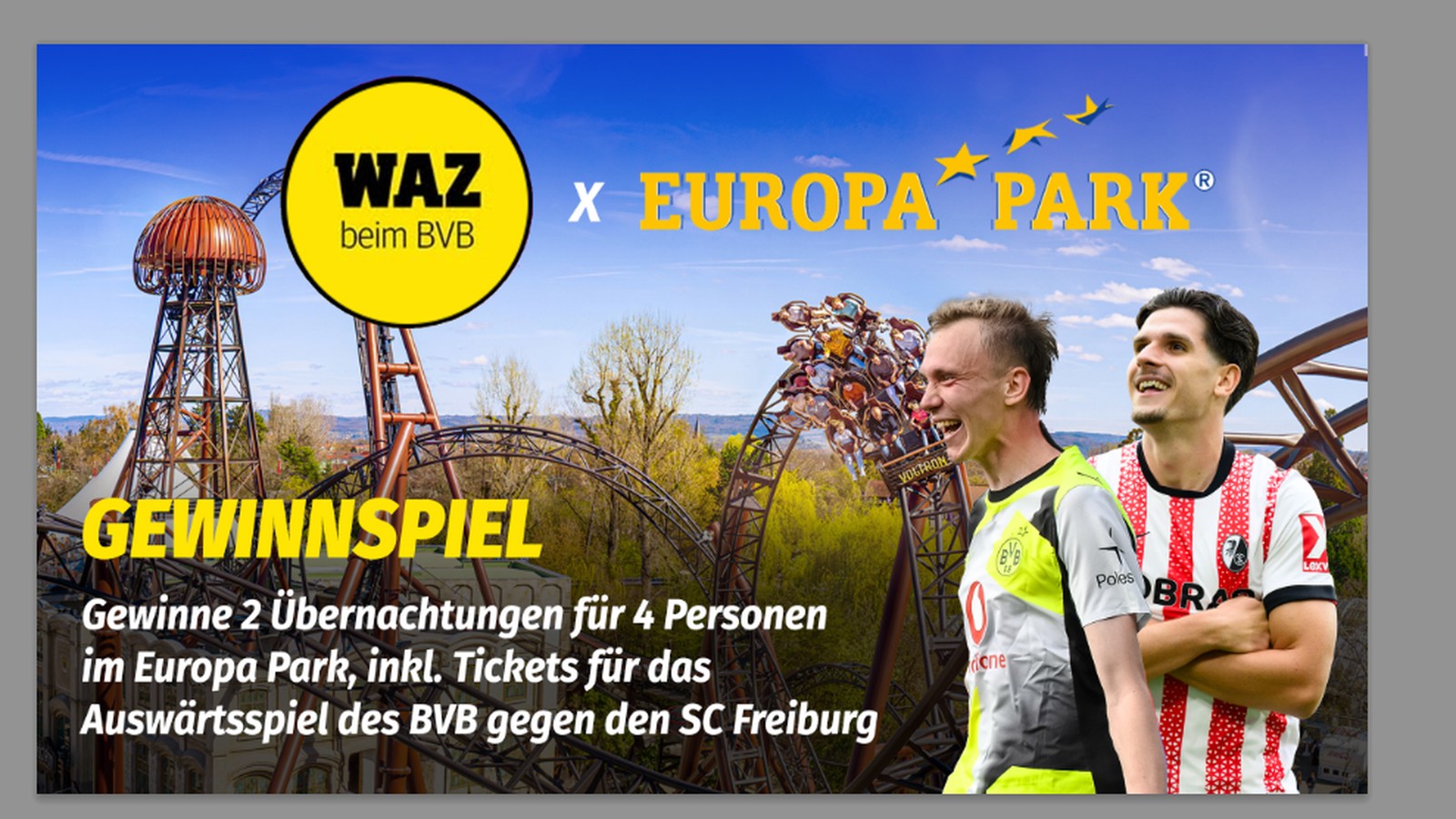 4 Tickets + 2 Übernachtungen im Europa-Park
