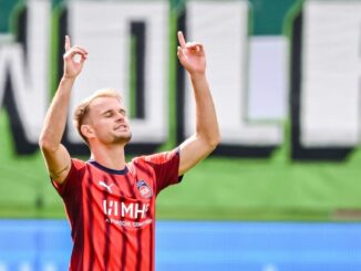 Hier wird das Spiel übertragen