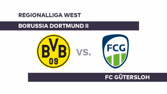 Borussia Dortmund II - FC Gütersloh: Gewollt: der erste