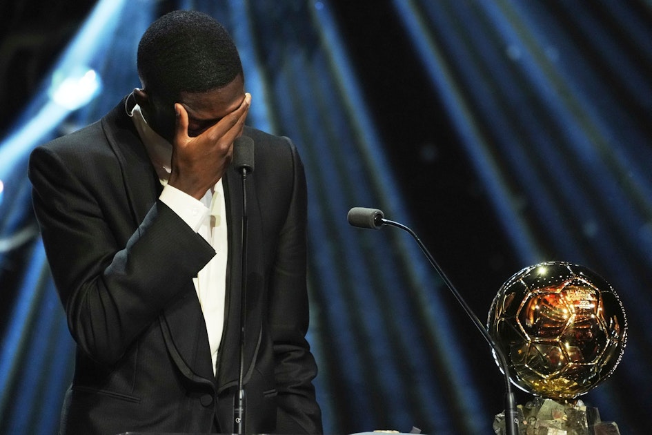 Ballon-d’Or; Ousmane Dembélé zeigt große Emotionen bei