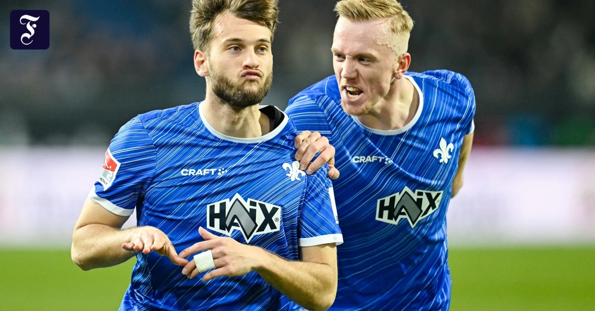 SV Darmstadt 98 besiegt Karlsruher SV in 2. Bundesliga mit