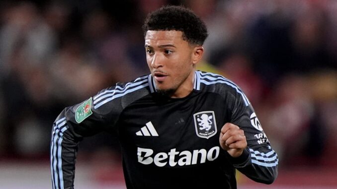 Jadon Sancho: Aston Villa trifft Entscheidung wegen