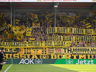 Bundesliga: Heftige Proteste: BVB siegt, aber die Fans