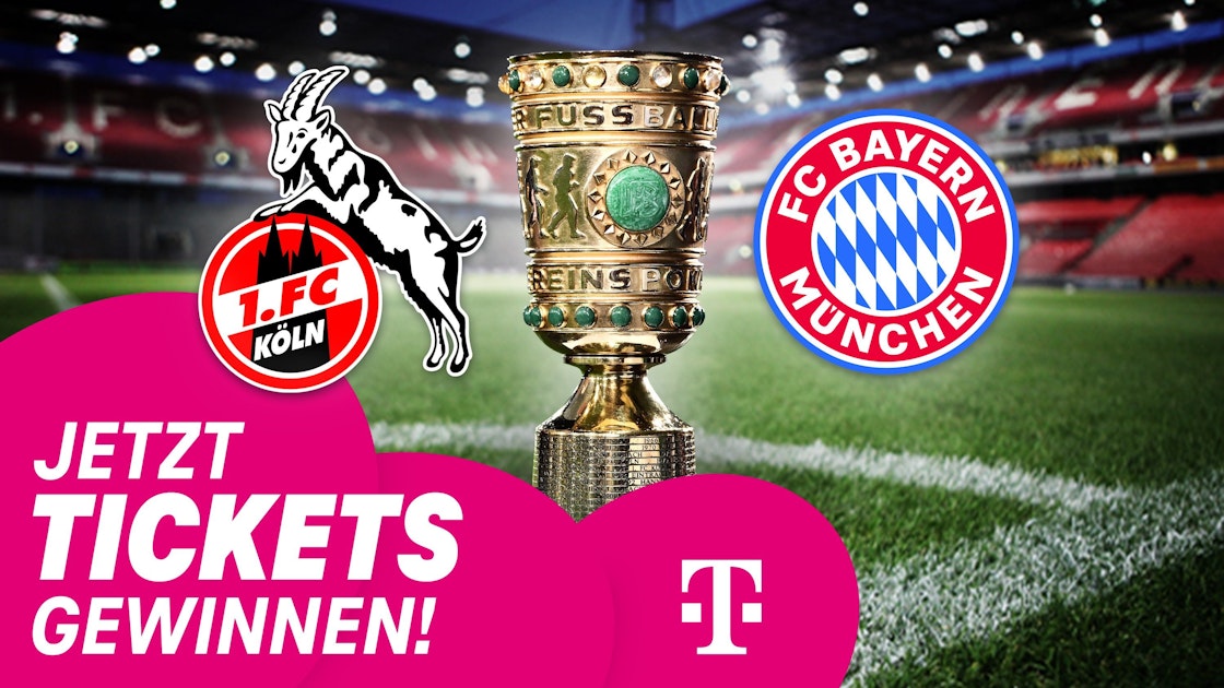 1. FC Köln: 1×2 Tickets für das Pokalspiel gegen Bayern