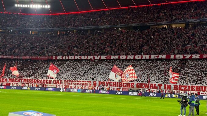 Erneute Proteste: Bayern-Kurve positionieren sich zu